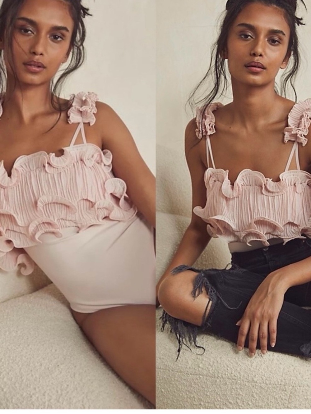 Free People Joie For the Thrill of It Bodysuit